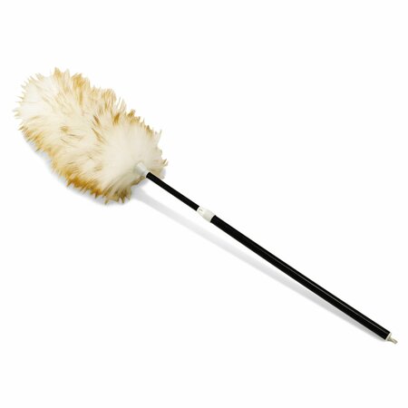 RUBBERMAID COMMERCIAL Telescoping Lambswool Duster, 30 in. to 42 in. Handle, 6PK FG9C04000000